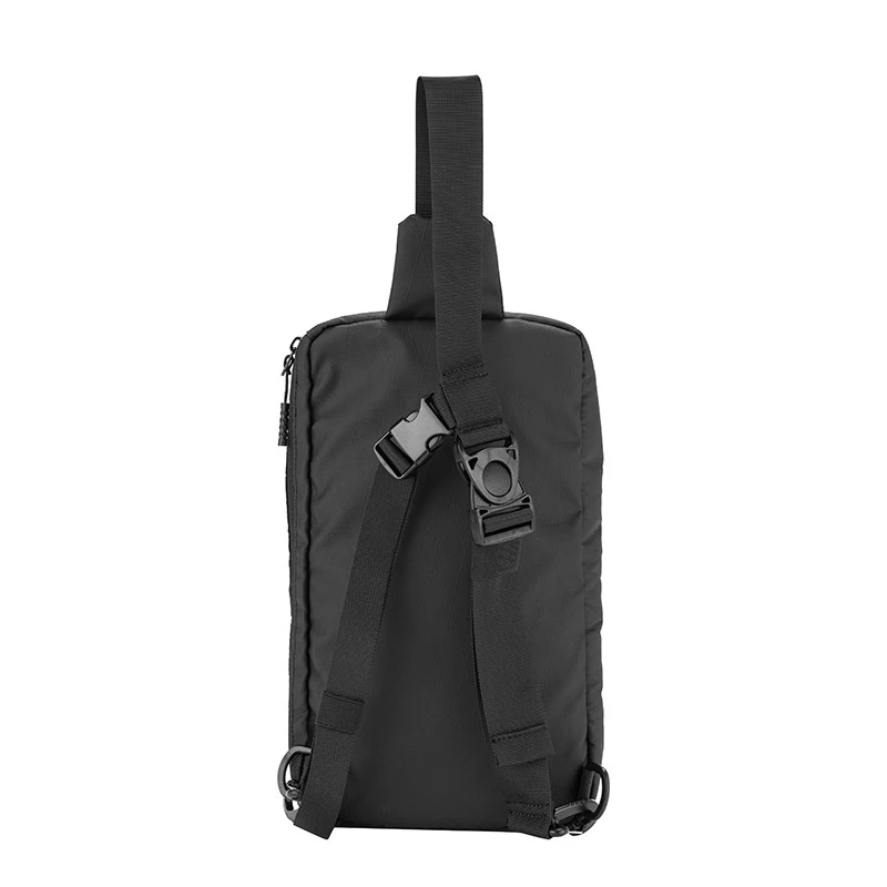 Мъжка раница през рамо за iPad Mini, Silver Flame, K012-1, Черна